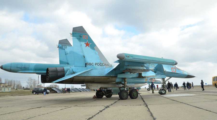 Russian Su-34 Bomber Jets from Syria
