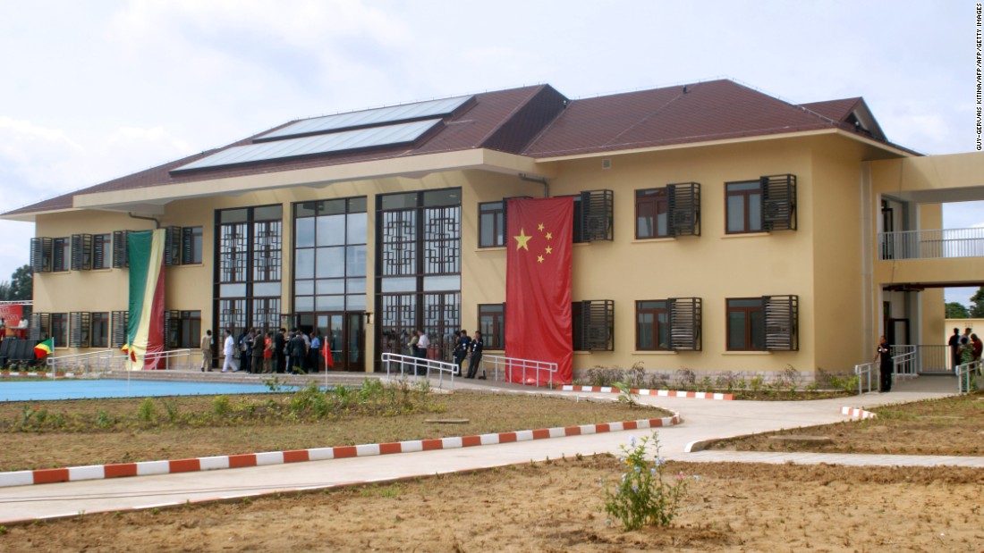 Dozens of African hospitals have been built with Chinese funds in recent years. President Xi Jinping inaugurated this hospital and a new university library in Brazzaville, Republic of Congo, in 2013.  