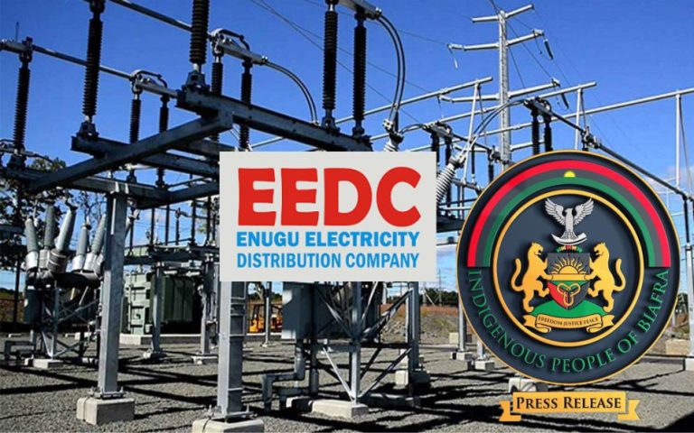 EEDC Should Provide Steady Electricity To Household Or Be Ready To Kick Out From The South East – IPOB